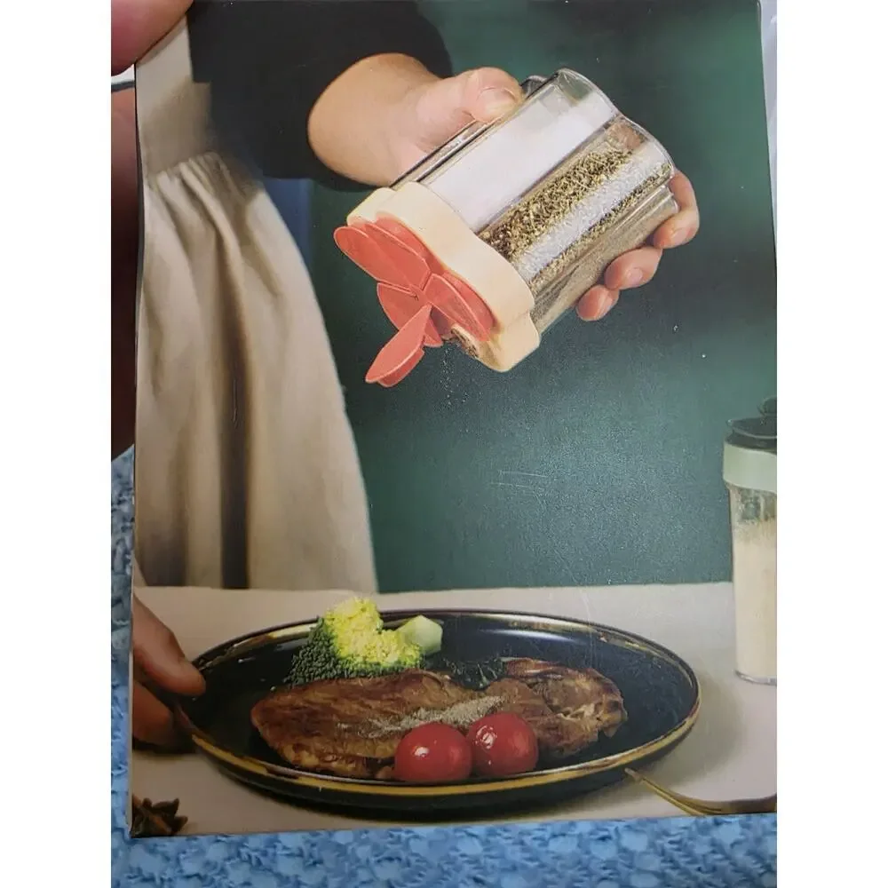 5 In‎ 1 Seasoning Container  Multi-Compartment Spice Organizer For Kitchen B2